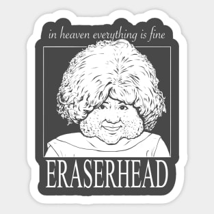 Eraserhead Sticker